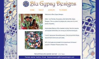 BluGypsyDesigns.com Website