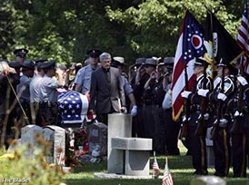 A police officers funeral