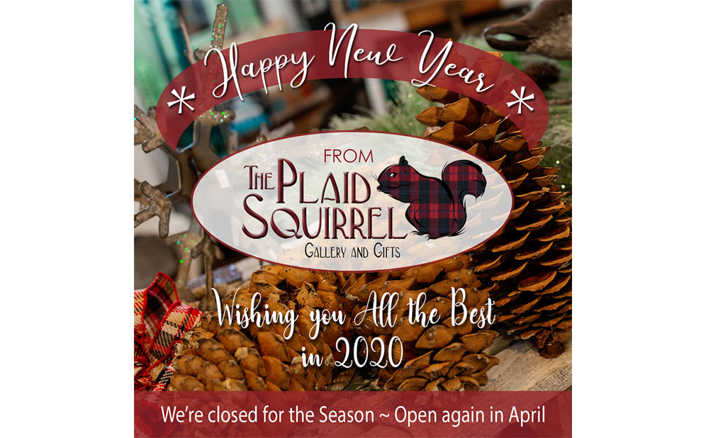 We're closed for the season ~ Open again in April